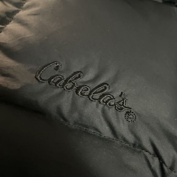 Cabelas Puffer‎ Vest Mens L Reg Black 650 Fill Premier Northern Goose Down - Picture 8 of 8